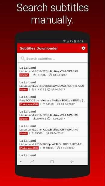 Subtitles Downloader screenshot 4
