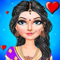 Indian Saree Dress Up and chaniya choli dresses on 9Apps