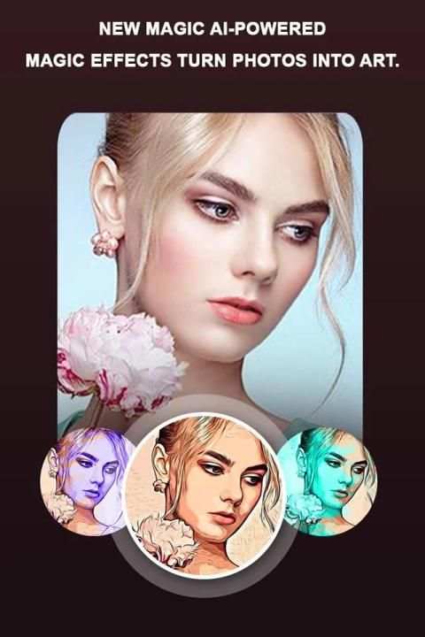 FillArt - Cartoon Photo Filter, Art Effect स्क्रीनशॉट 2