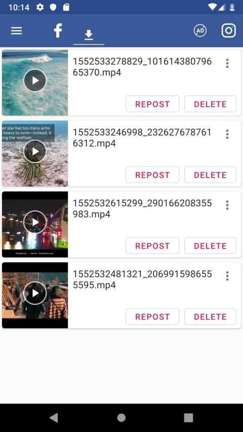 Video Downloader for Facebook - Lighting Version screenshot 2