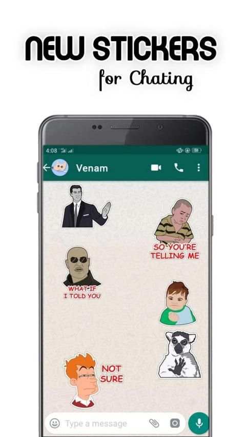 Chatting Sticker for whatapp(WAStickerApps) स्क्रीनशॉट 4