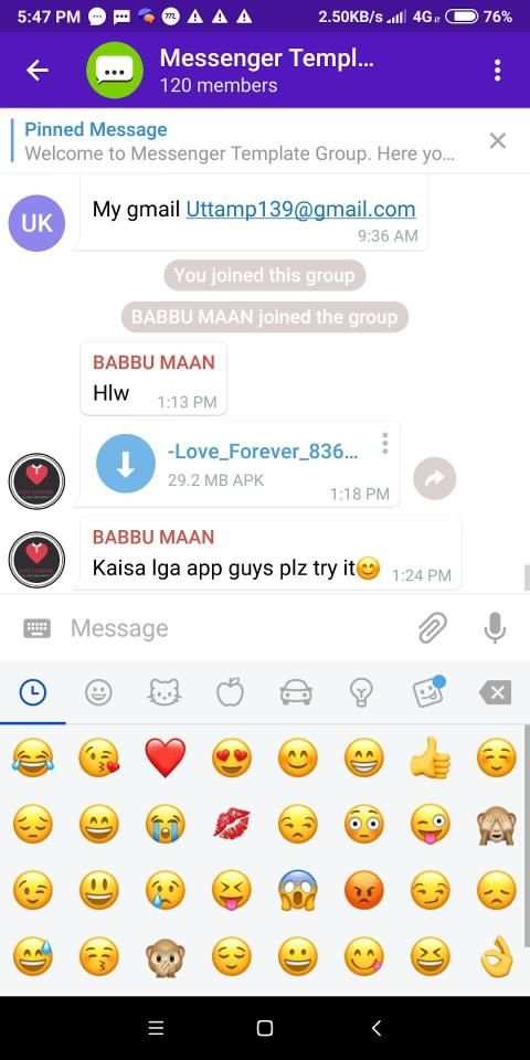 MS Messenger screenshot 2