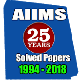 25 Years AIIMS Solved Papers 1994-2018 आइकन
