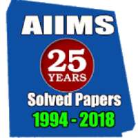 25 Years AIIMS Solved Papers 1994-2018