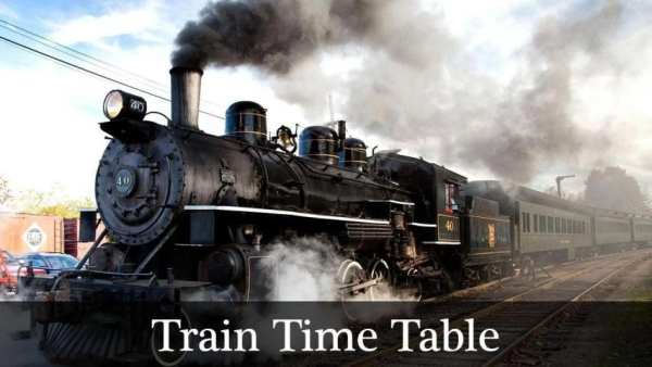 Train Time Table स्क्रीनशॉट 3