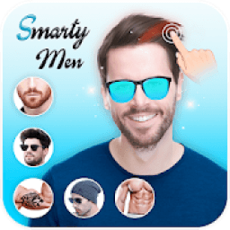 Smarty Man Photo Editor – Men Mustache, Hairstyle आइकन