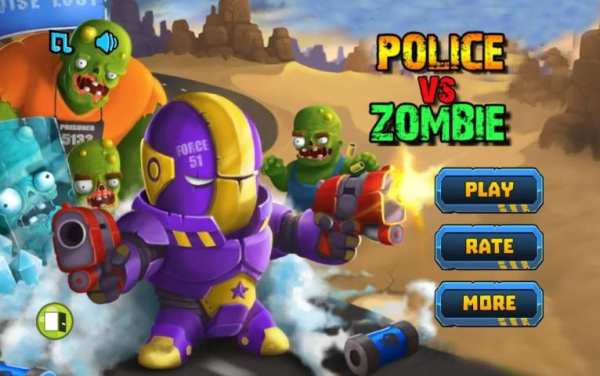Police VS Zombie Attack Halloween screenshot 3