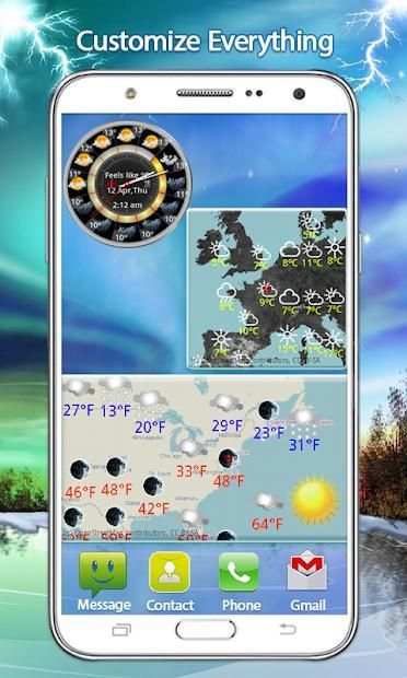Weather: Clock and Widget screenshot 3