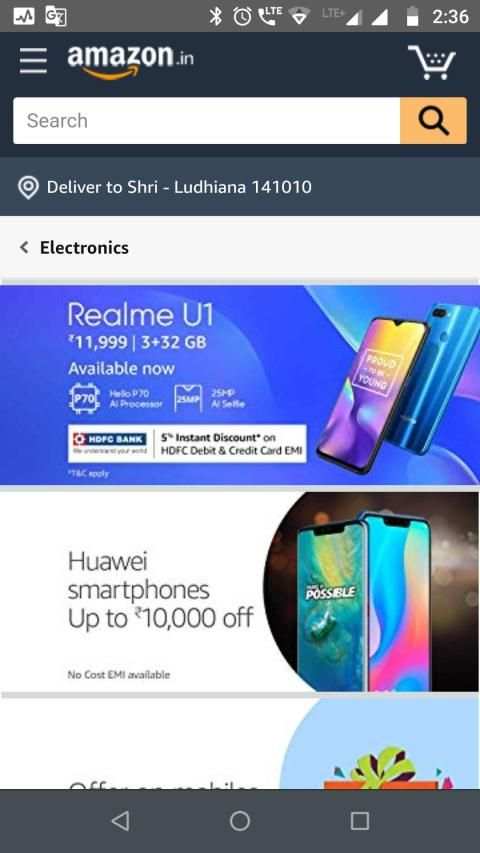 Amazon Lite screenshot 1