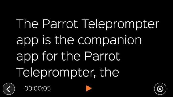 Parrot Teleprompter screenshot 5