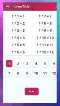 Multiplication Tables – Maths Game for Fun & Learn screenshot 2