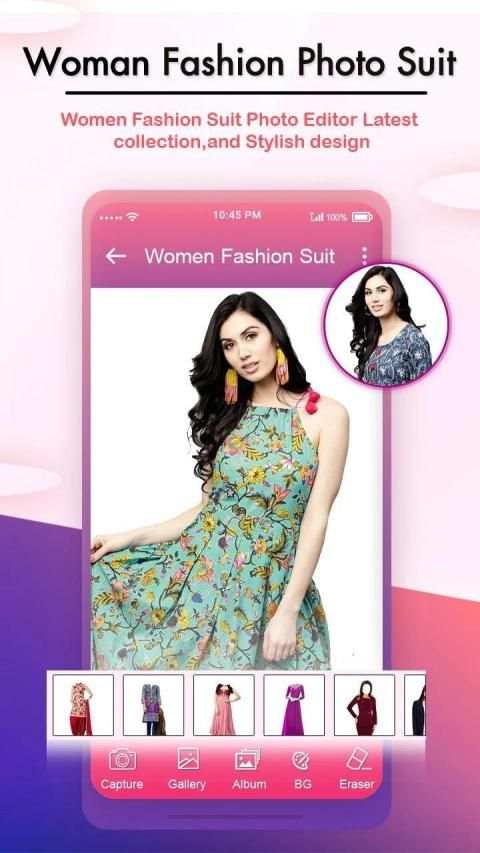 Women Fashion Photo Suit screenshot 2