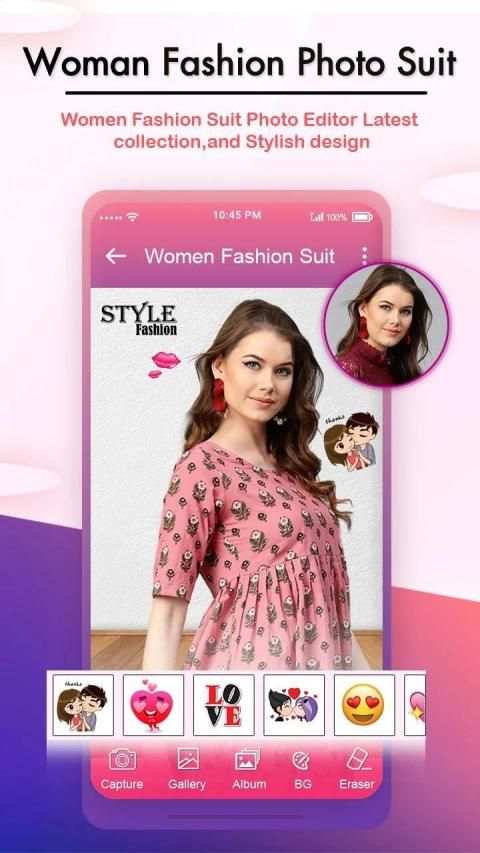 Women Fashion Photo Suit screenshot 1