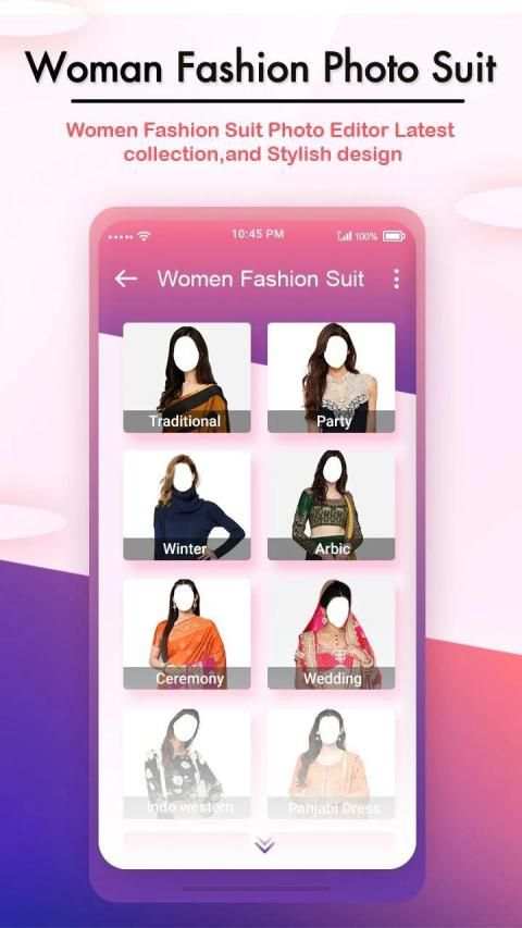 Women Fashion Photo Suit screenshot 5