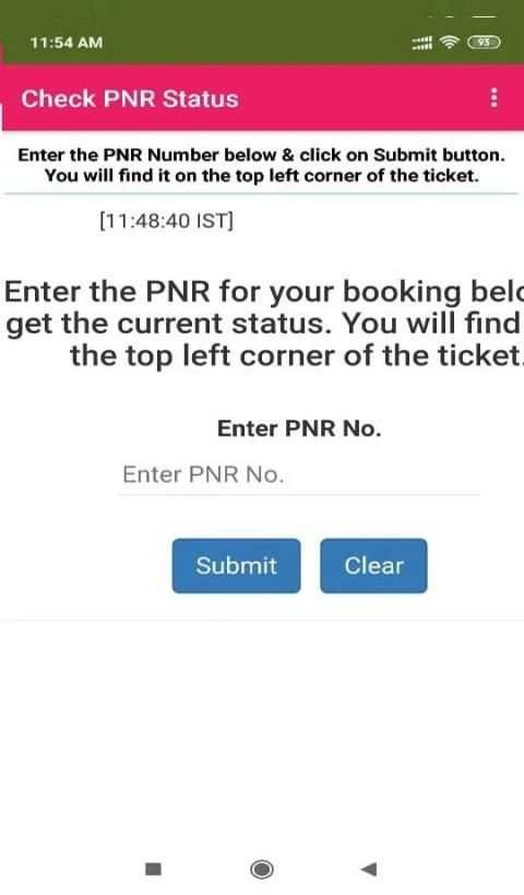 Indian Railway Live Status: PNR, Spot ur Train etc screenshot 4