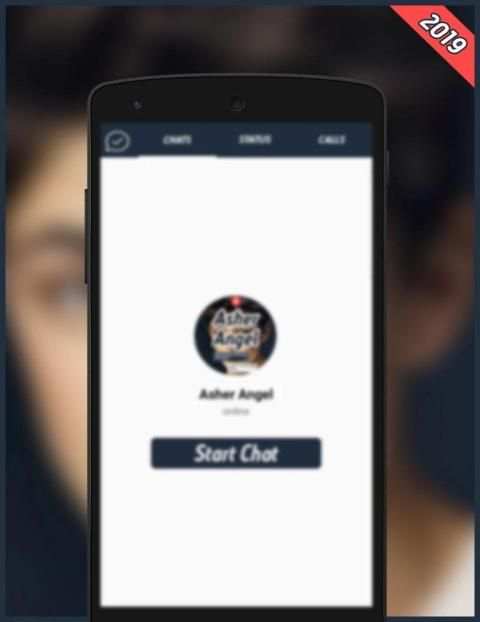 Messenger Chat With Asher Asher Angel - Simulation screenshot 3
