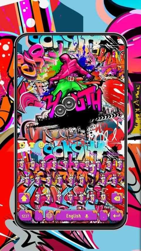 Reggae Graffiti Keyboard screenshot 3