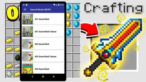 Sword Mod and Shield Mod ⚔️ for MCPE screenshot 2
