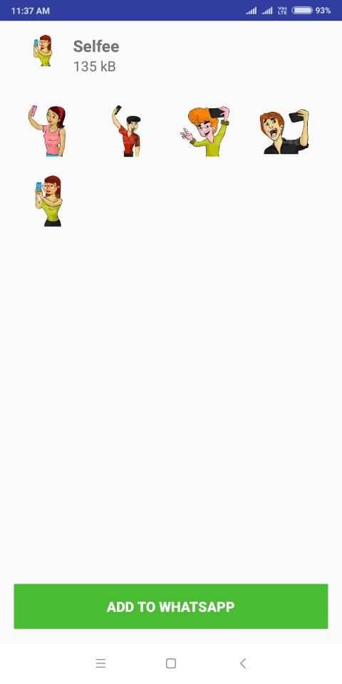 Stickers for love chatting messenger screenshot 2