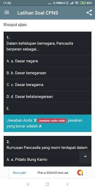 Latihan Soal CPNS screenshot 1