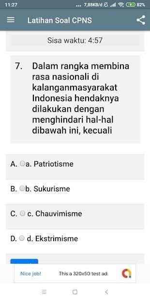 Latihan Soal CPNS screenshot 3