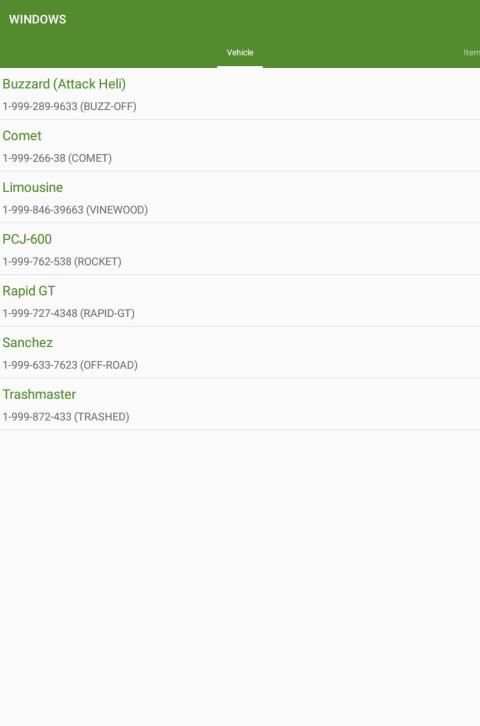 Cheats for GTA V स्क्रीनशॉट 2
