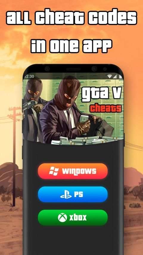 Cheats for GTA V स्क्रीनशॉट 8