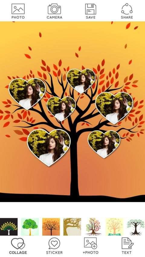 Tree Collage Photo Maker screenshot 1