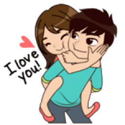 Love Story Sticker - WAStickerApps आइकन