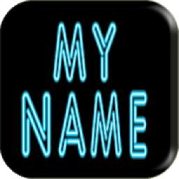 3D My Name Neon Live Wallpaper