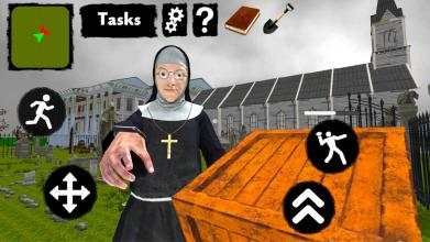 Neighbor Nun. Scary Escape 3D स्क्रीनशॉट 5