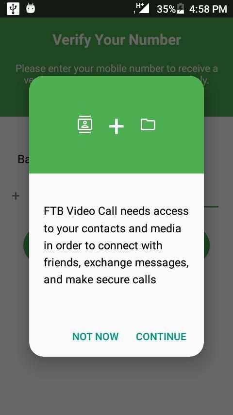 FTB Video Call Chat & Free Messenger screenshot 7
