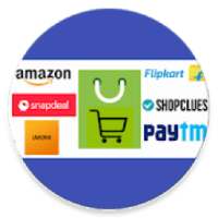 All in One Online Shopping Apps Amazon, Flipkart