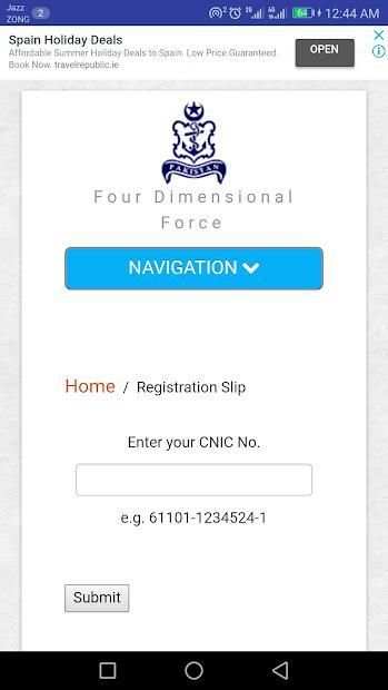 Join Pak Navy - Online Registration скриншот 3