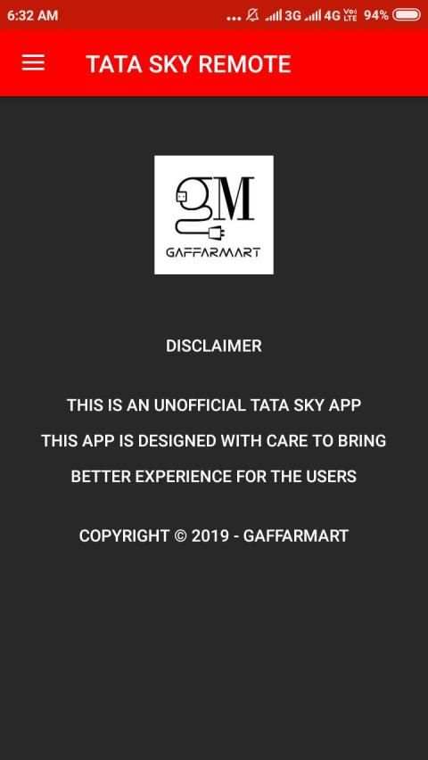 Tata Sky Remote App screenshot 2