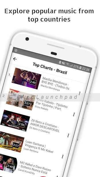 Free Music for Youtube Player: Media.ty screenshot 3