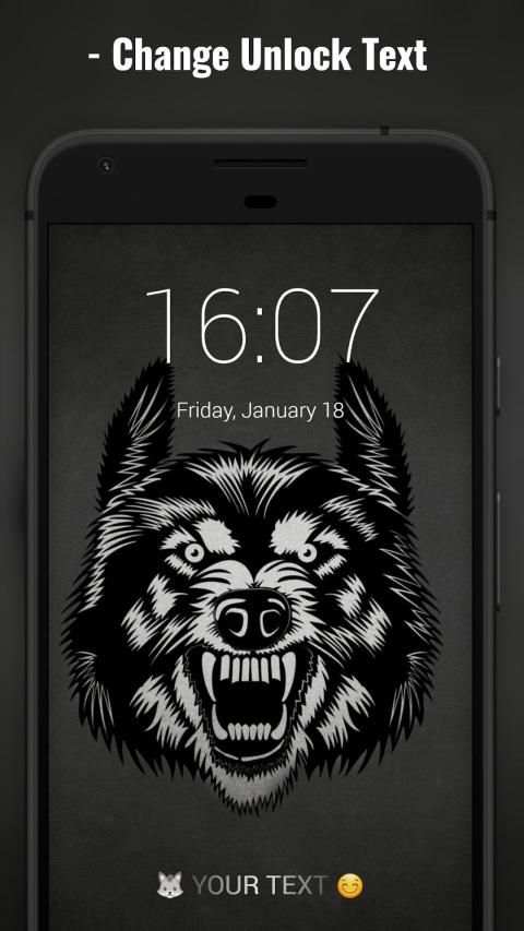 Wolf Lock Screen screenshot 5