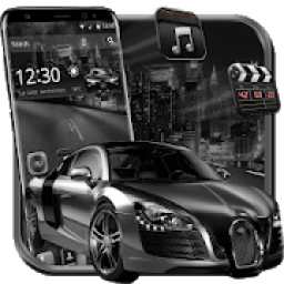 ikon Tema Mobil Mewah Hitam