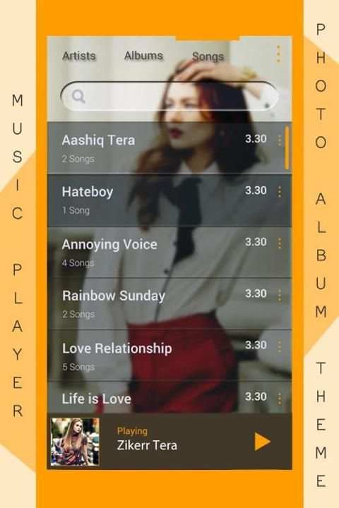 Free Music Player - Mp3 player स्क्रीनशॉट 2