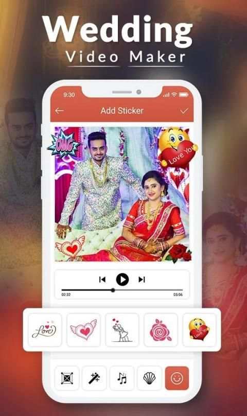 Wedding Video Maker - Wedding Video Graphy स्क्रीनशॉट 1