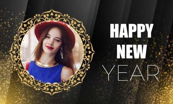 New Year Photo Frames स्क्रीनशॉट 1