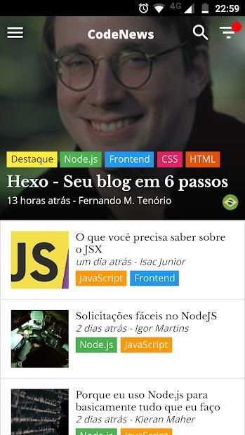 Code News - Notícias para programadores screenshot 3
