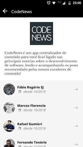 Code News - Notícias para programadores screenshot 1