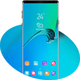 ikon Abstract pure simple water wave gradient theme