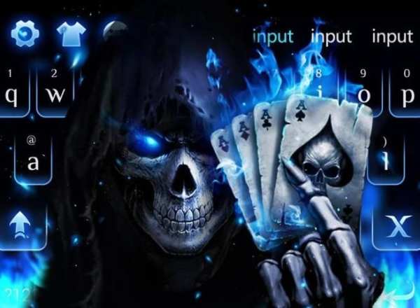 Horrible 3D Porker Skull Keyboard स्क्रीनशॉट 6