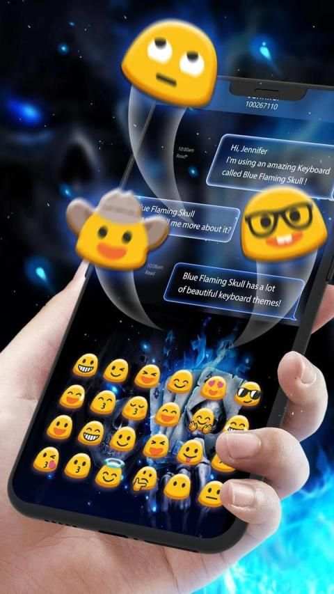 Horrible 3D Porker Skull Keyboard स्क्रीनशॉट 2