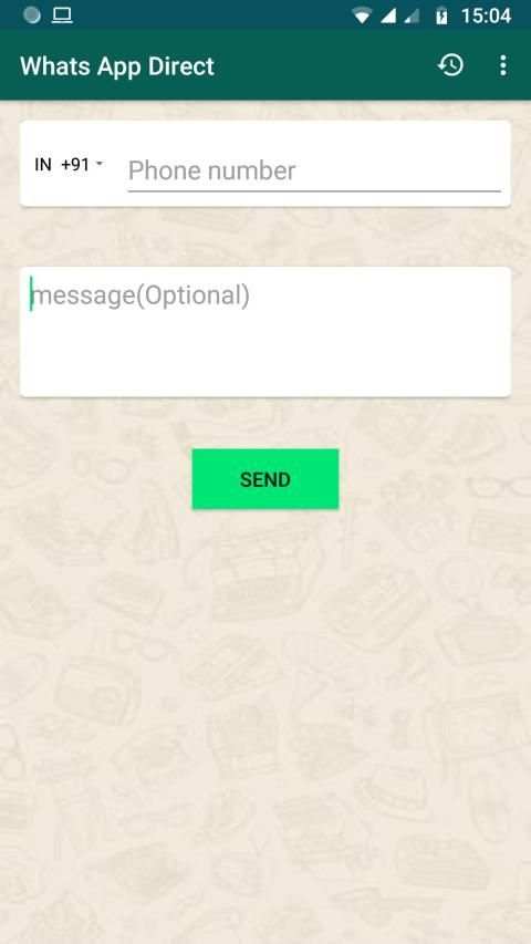WhatsApp Direct -Direct msg without saving contact स्क्रीनशॉट 3
