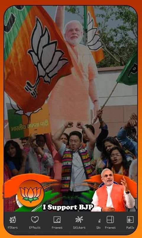 Photo Editor for Bjp: Bjp Flex Maker 2019 स्क्रीनशॉट 1