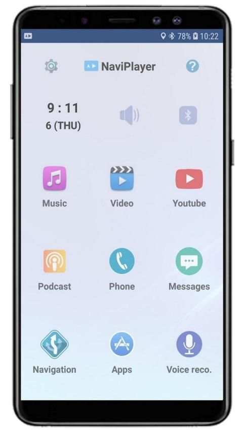 NaviPlayer - Car Media Player(Waze,Sygic,Maps) screenshot 8