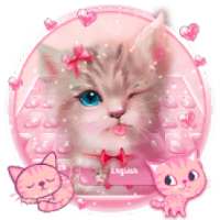 Lovely Adorable Cat Keyboard Theme